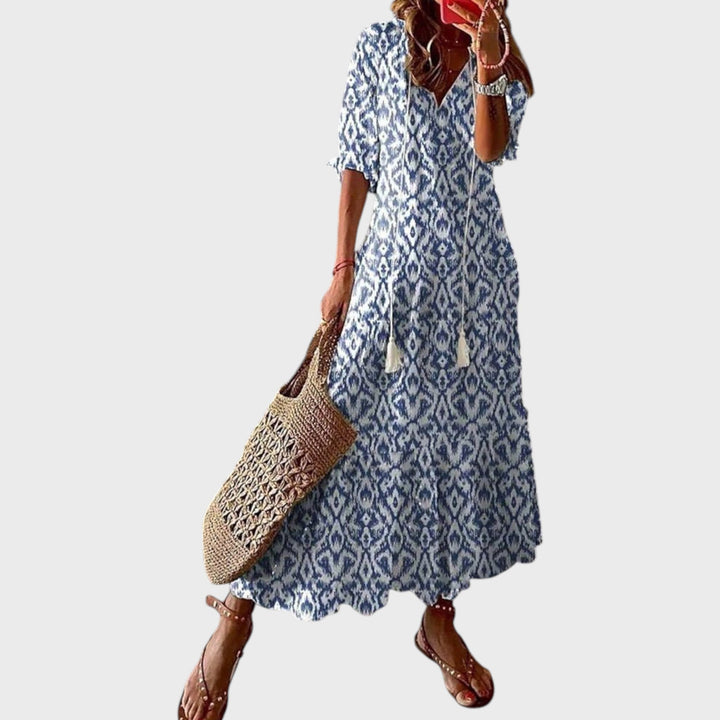 Lilla | Bohemian Dress Featuring Flattering Silhouette