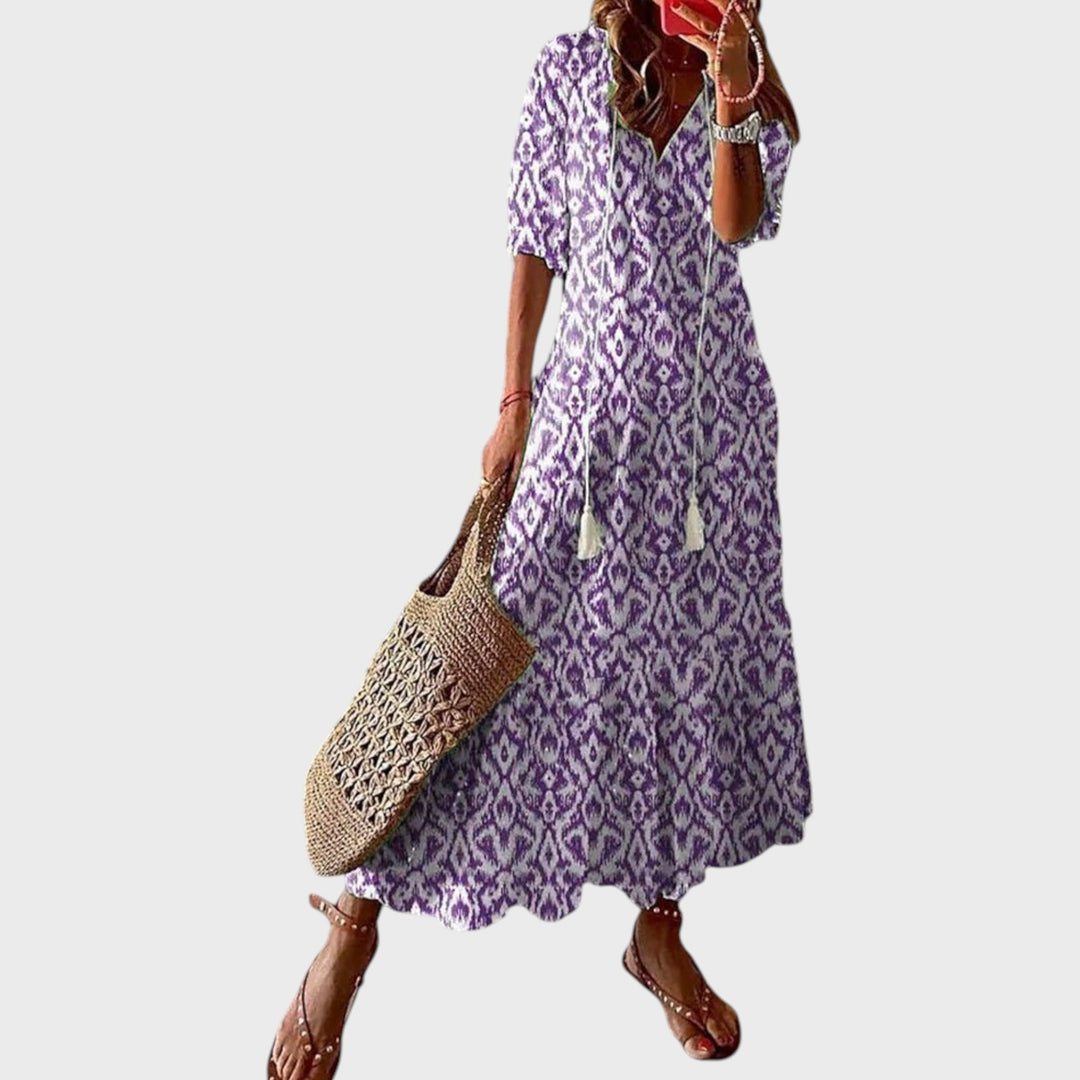 Lilla | Bohemian Dress Featuring Flattering Silhouette