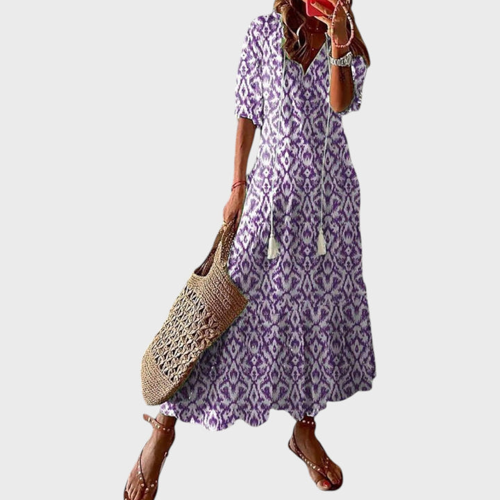 Lilla | Bohemian Dress Featuring Flattering Silhouette