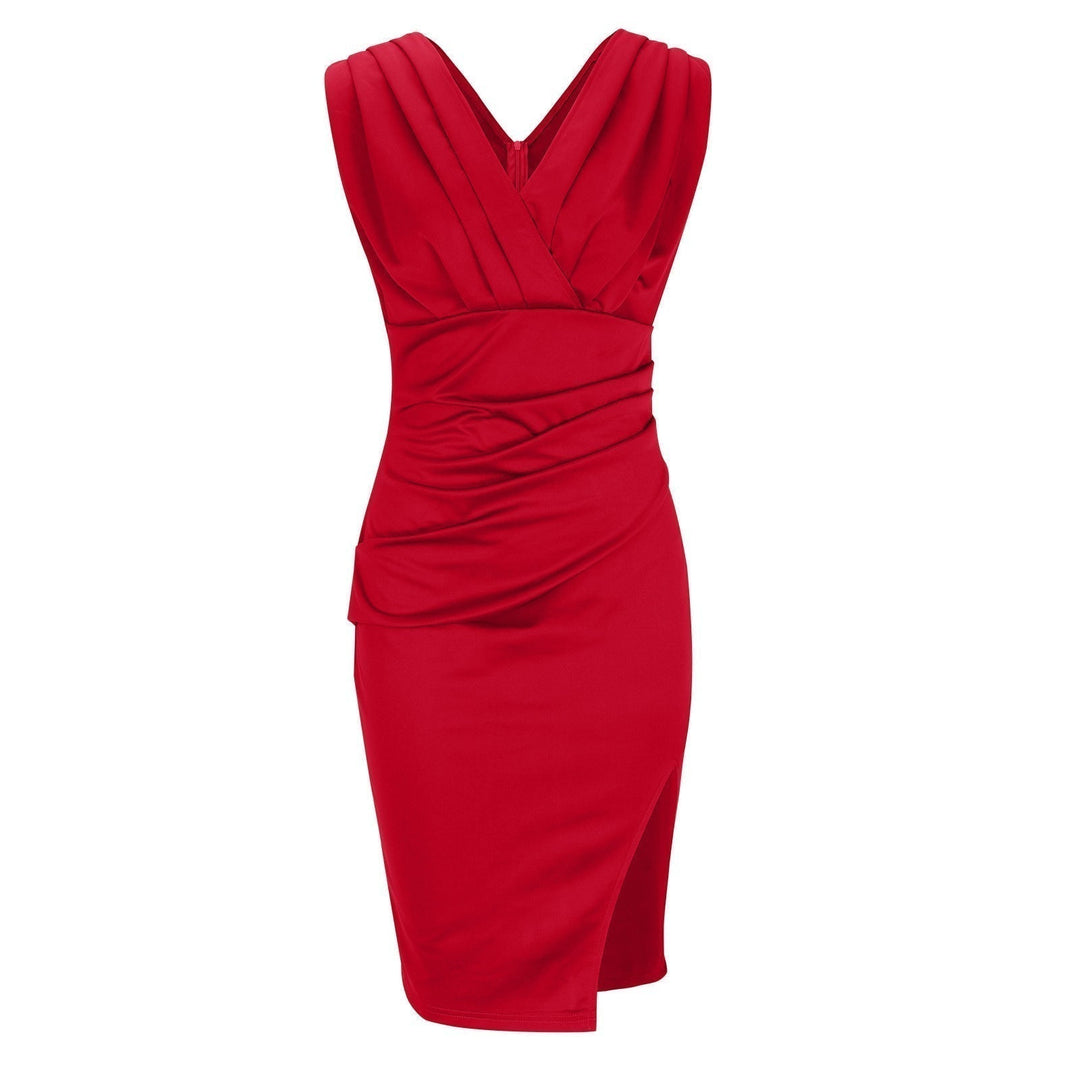 Rylee™ | V-Neck Slit Maxi Dress