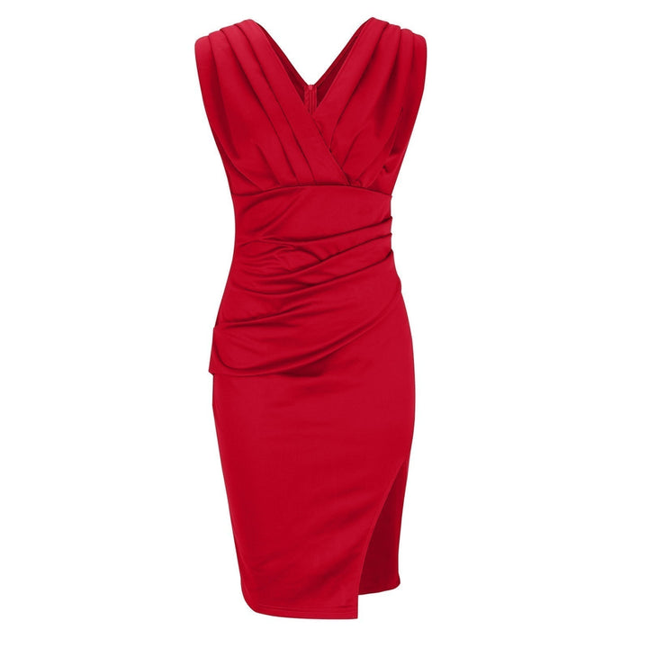 Rylee™ | V-Neck Slit Maxi Dress