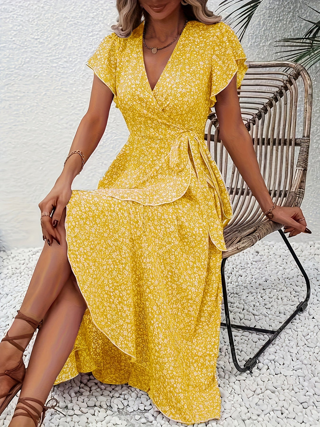 Eva™ | Romantic Floral Maxi Dress