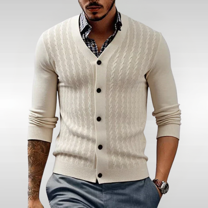 CABLE KNIT CARDIGAN | REFINED STYLE, ALL-DAY COMFORT