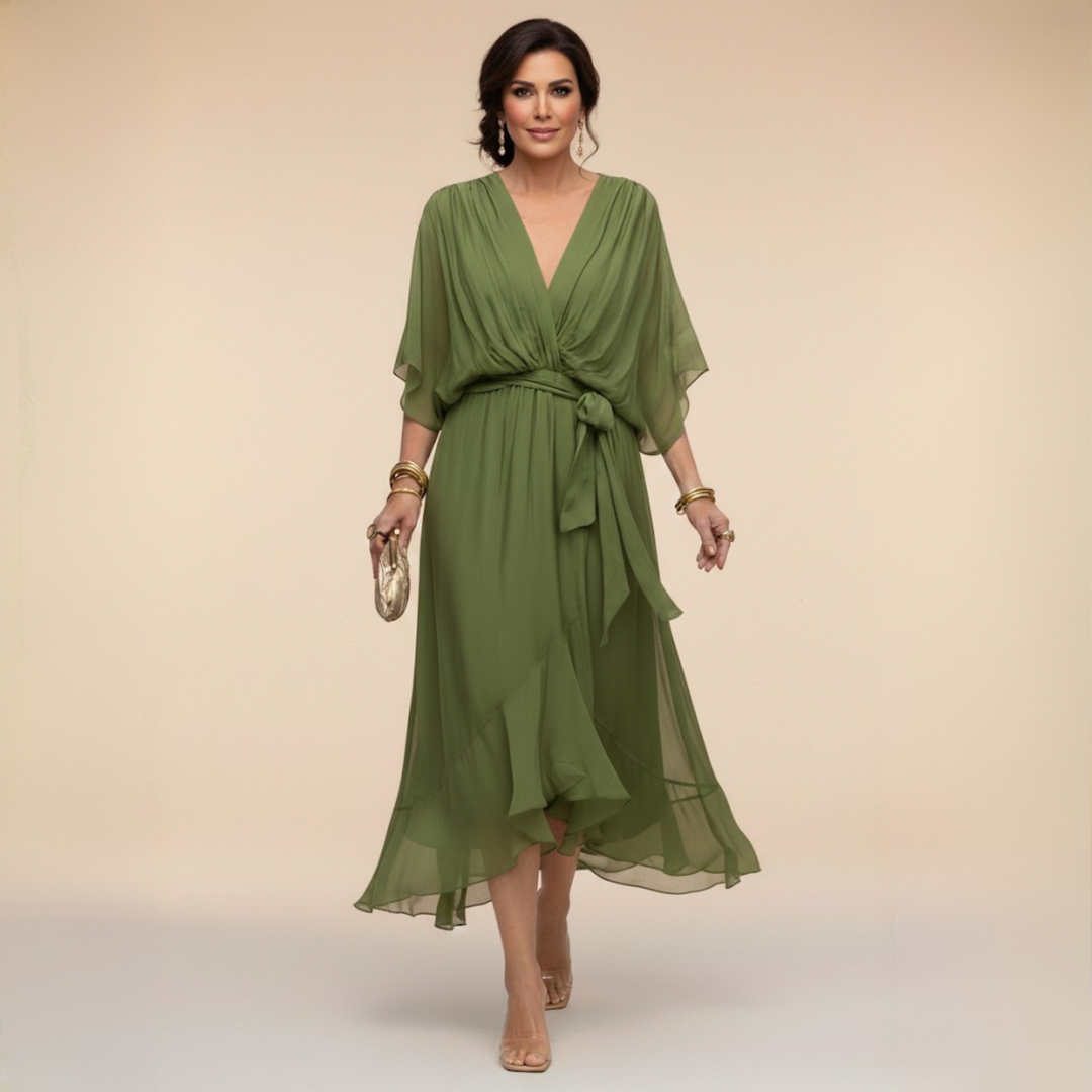 Betsy™ | V-Neck Flowing Maxi