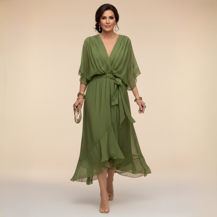 Betsy™ | V-Neck Flowing Maxi