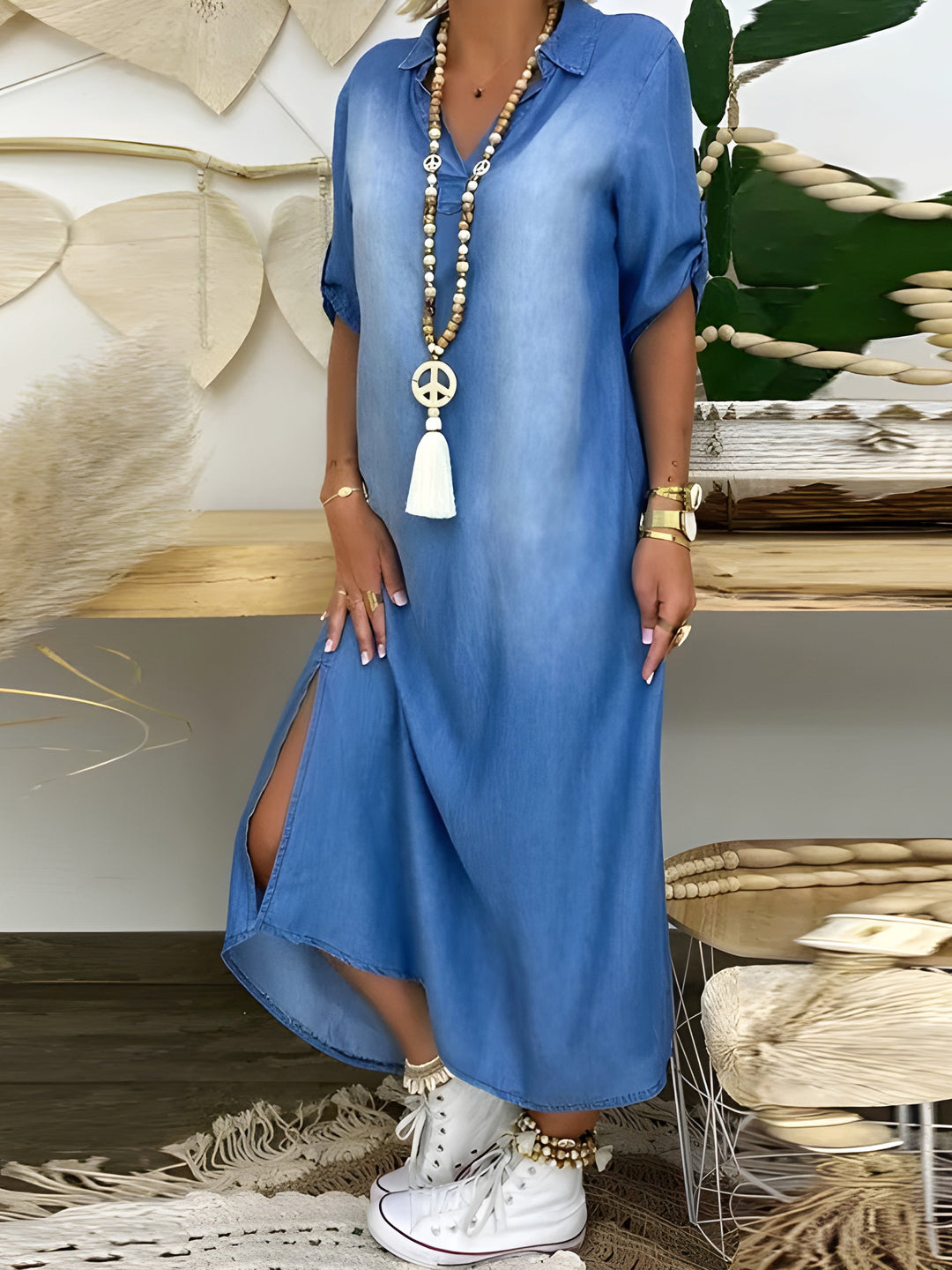 Alyssa™ | Chic Relaxed Maxi Dress