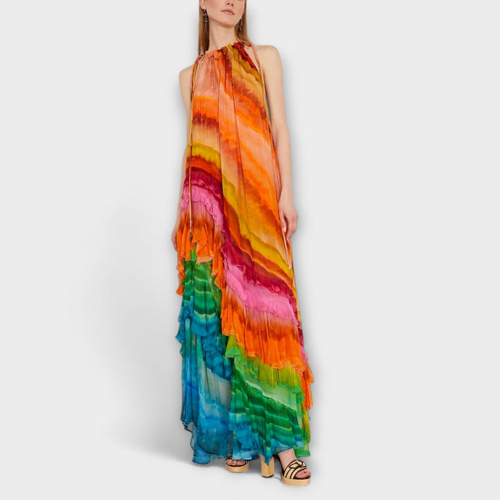 Iris - Embroidered Floral Dress