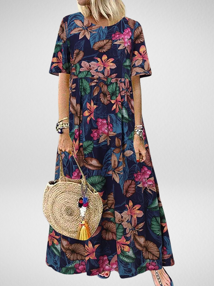 Anna™ | Boho Floral Maxi Dress
