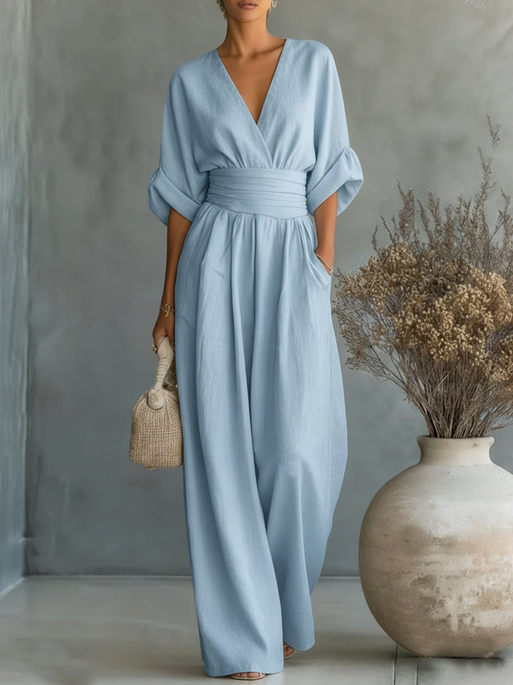 Clara | V-Neck Jumpsuit