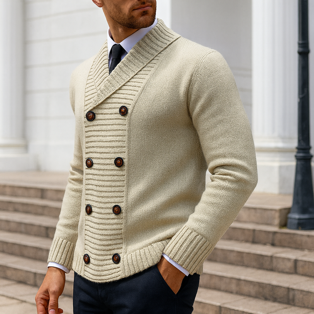 SHAWL CARDIGAN | CLASSIC BRITISH TAILORING