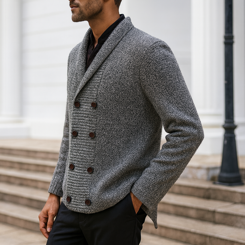 SHAWL CARDIGAN | CLASSIC BRITISH TAILORING