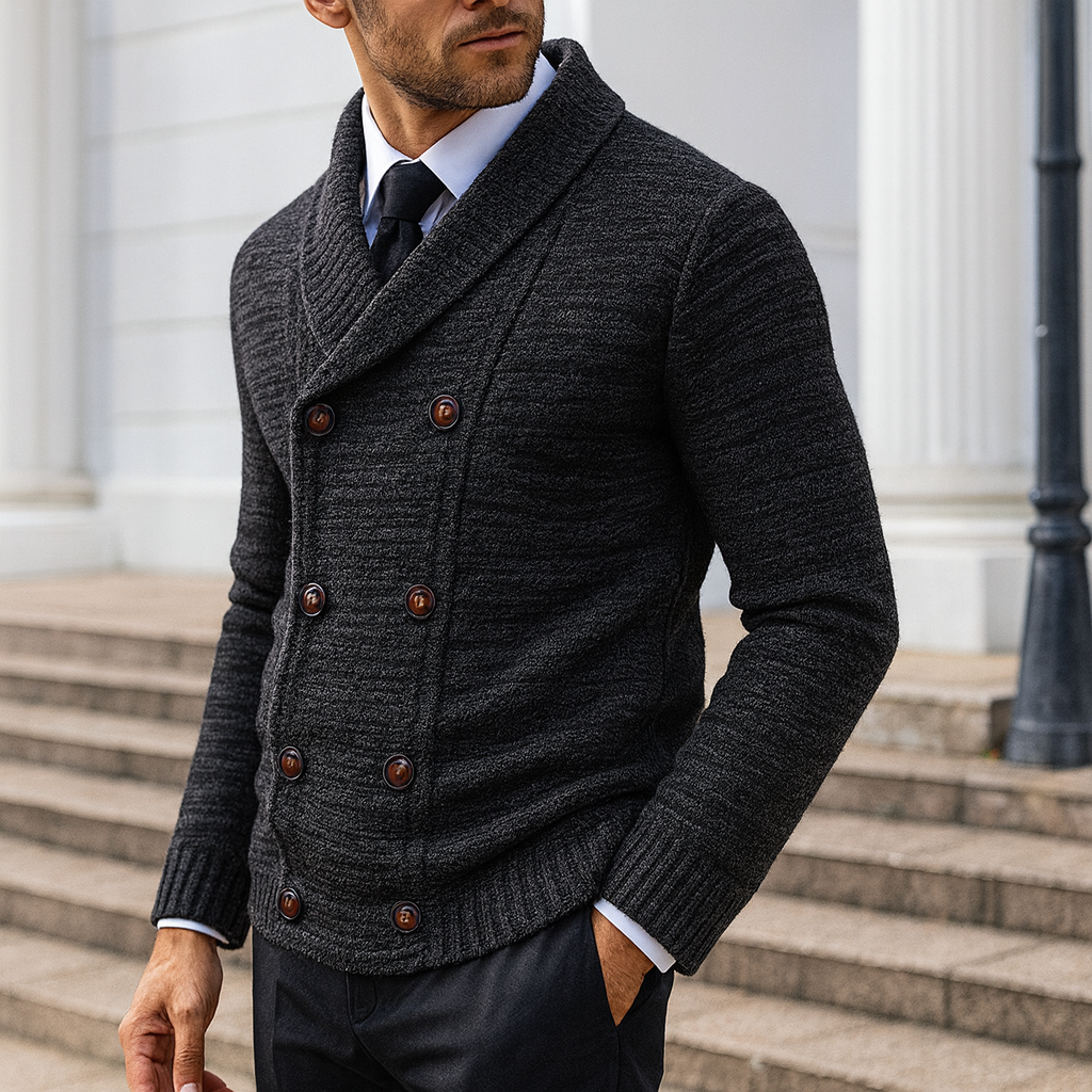 SHAWL CARDIGAN | CLASSIC BRITISH TAILORING