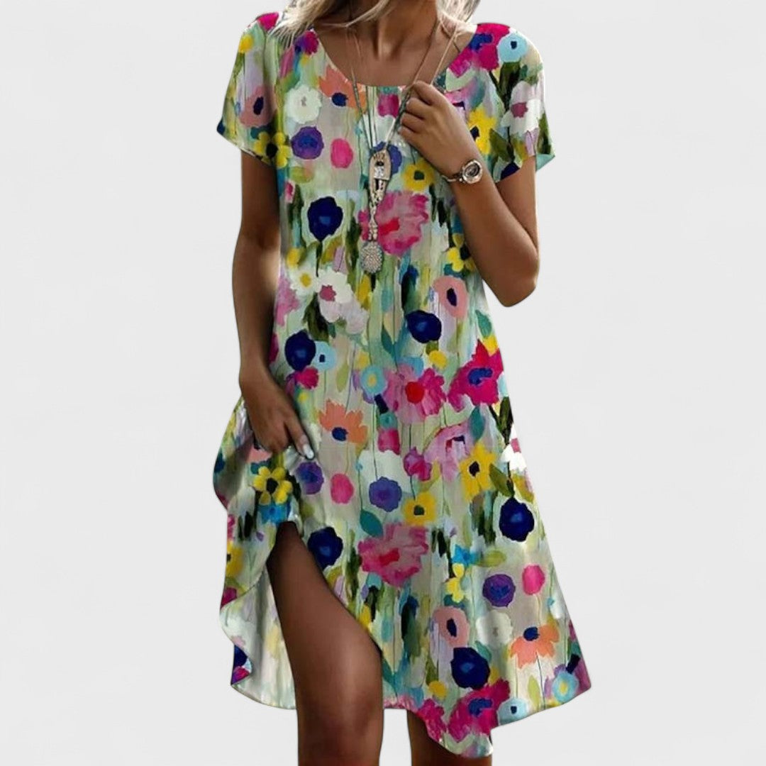 Eva - Floral Print Dress