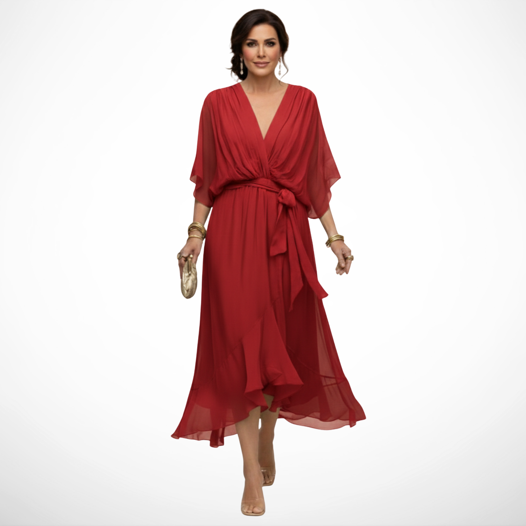 Betsy™ | V-Neck Flowing Maxi