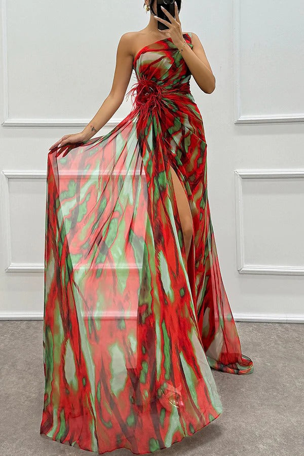 Melinda™ | Vibrant Draped Dress