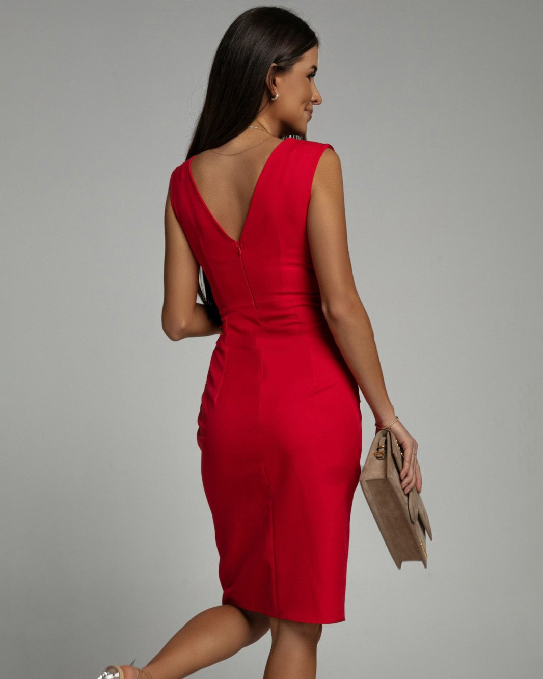 Rylee™ | V-Neck Slit Maxi Dress