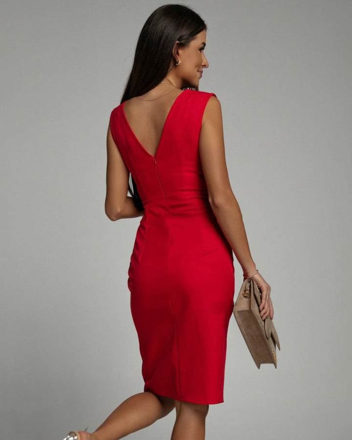 Rylee™ | V-Neck Slit Maxi Dress