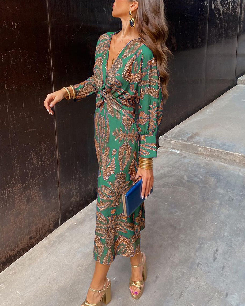Caroline™ | Floral Elegance Midi