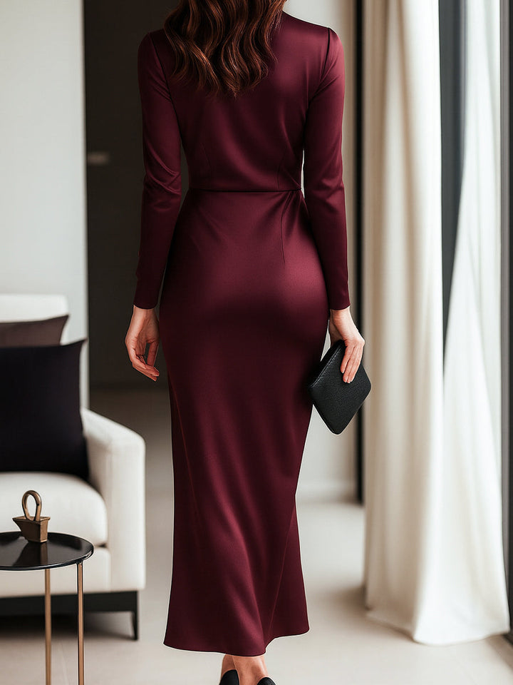 Gale™ | Lustrous Wrap Dress