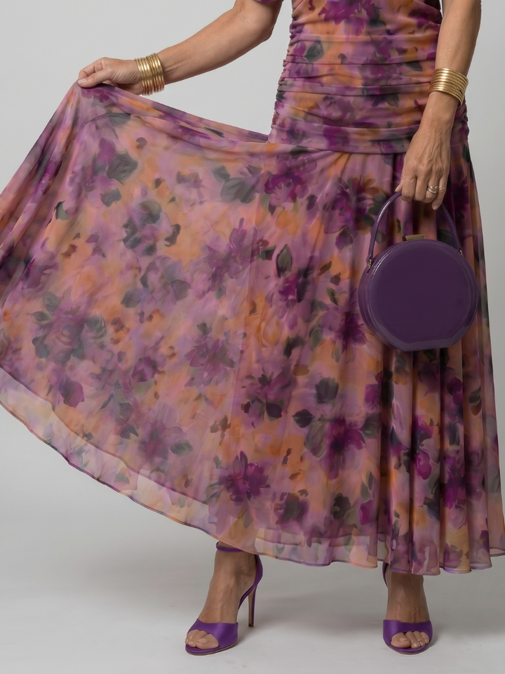 Ivy™ | Off-Shoulder Flowing Midi Dress