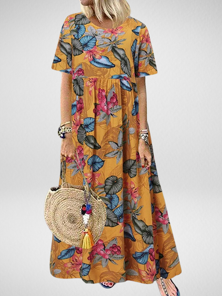 Anna™ | Boho Floral Maxi Dress