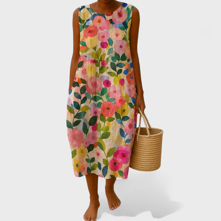 Alena - Graceful Floral Gown