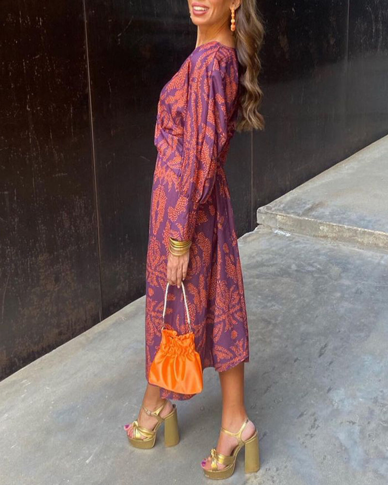 Caroline™ | Floral Elegance Midi
