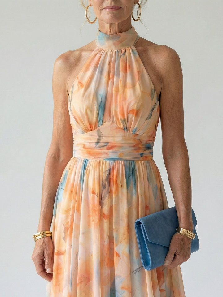 Ivy™ | Cozy Halter Midi Dress