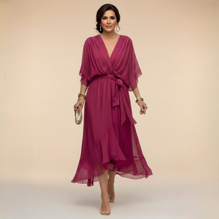 Betsy™ | V-Neck Flowing Maxi