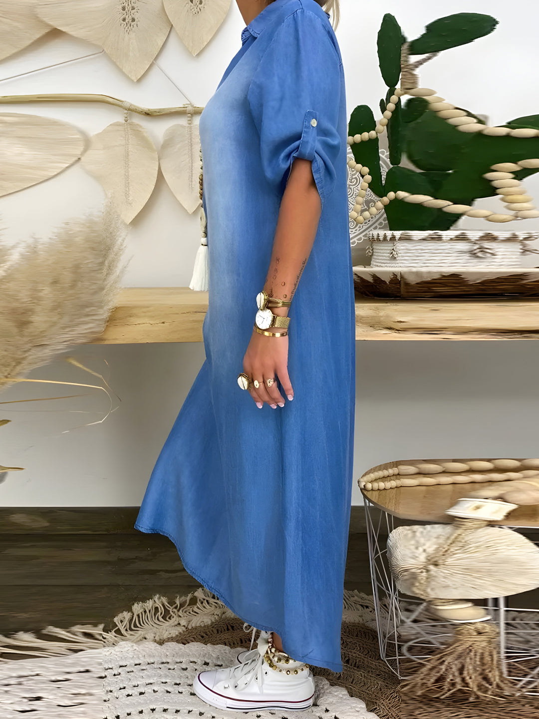 Alyssa™ | Chic Relaxed Maxi Dress