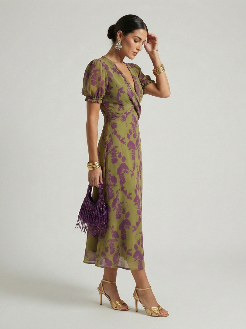 Ivy™ | Easygoing Floral Midi Dress
