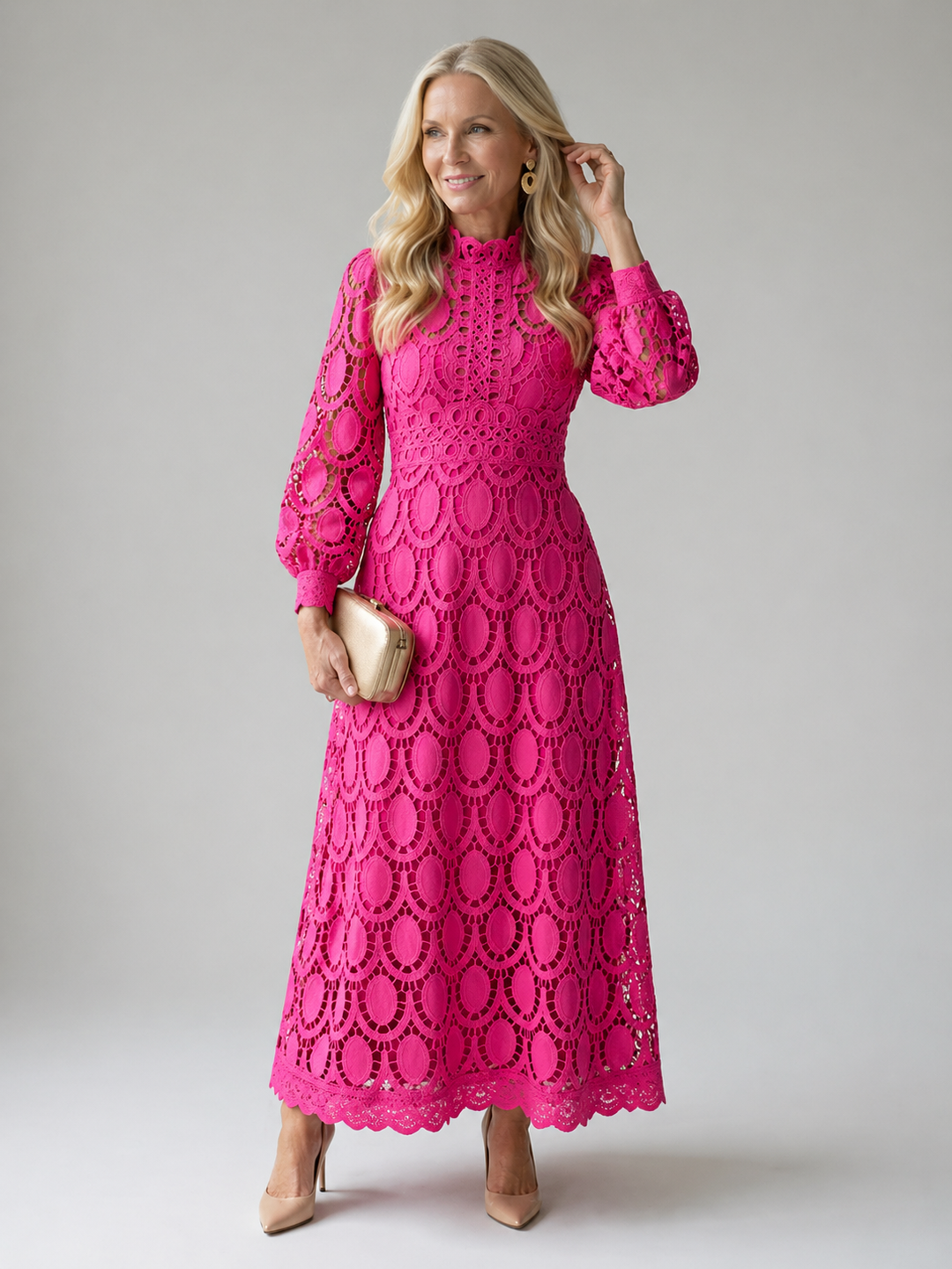 Ivy™ | Lace Midi Dress