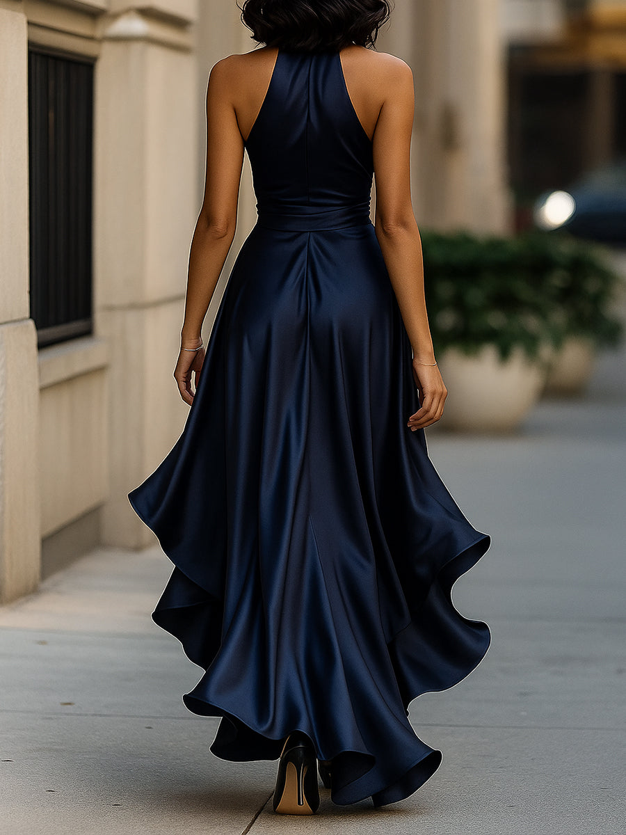 Brittany™ | Draped Waist Maxi Dress
