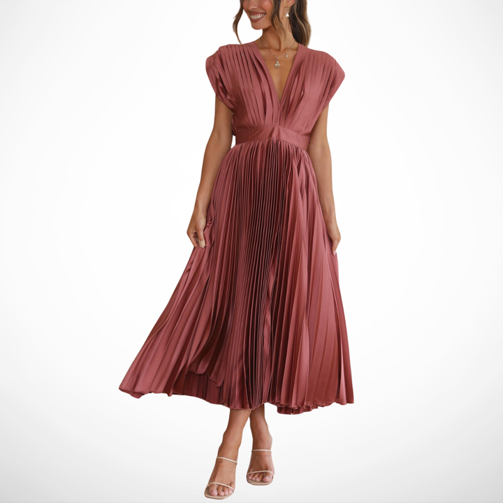 Carol™ | Pleated Flowing Maxi