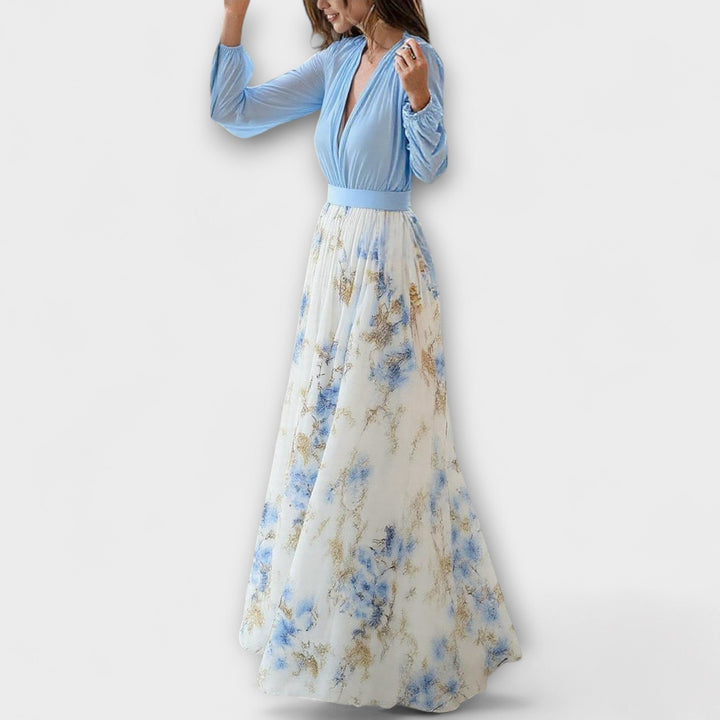 VERA | Elegant Floral Maxi Dress