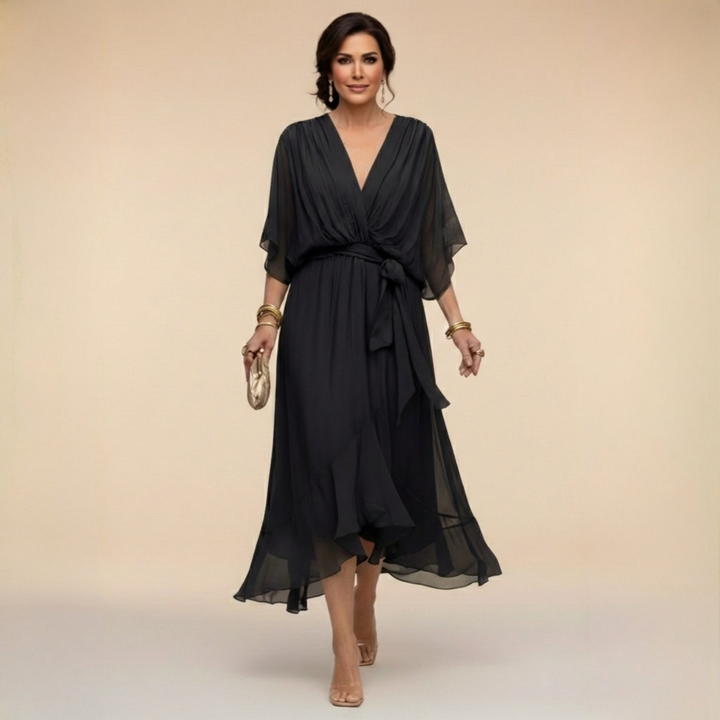 Betsy™ | V-Neck Flowing Maxi