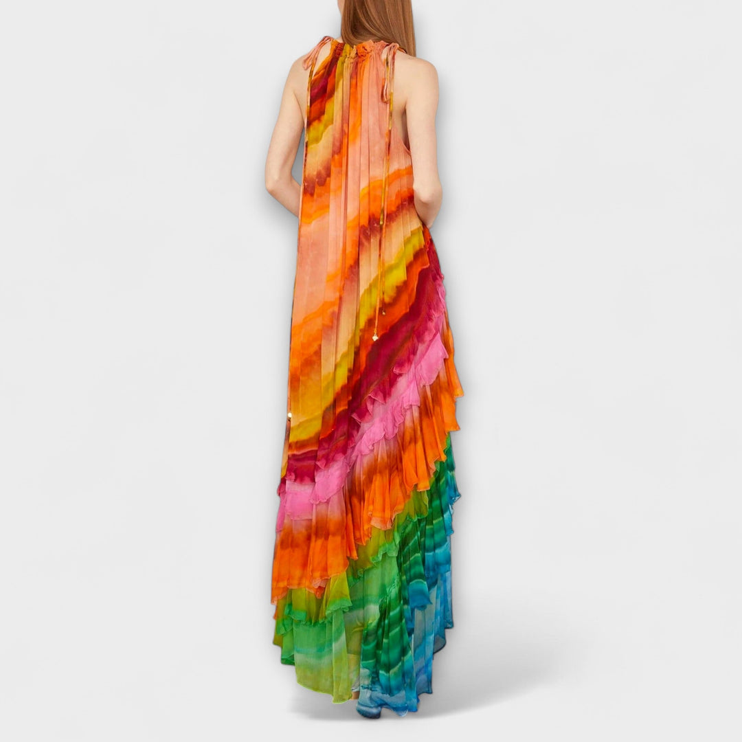 Iris - Embroidered Floral Dress