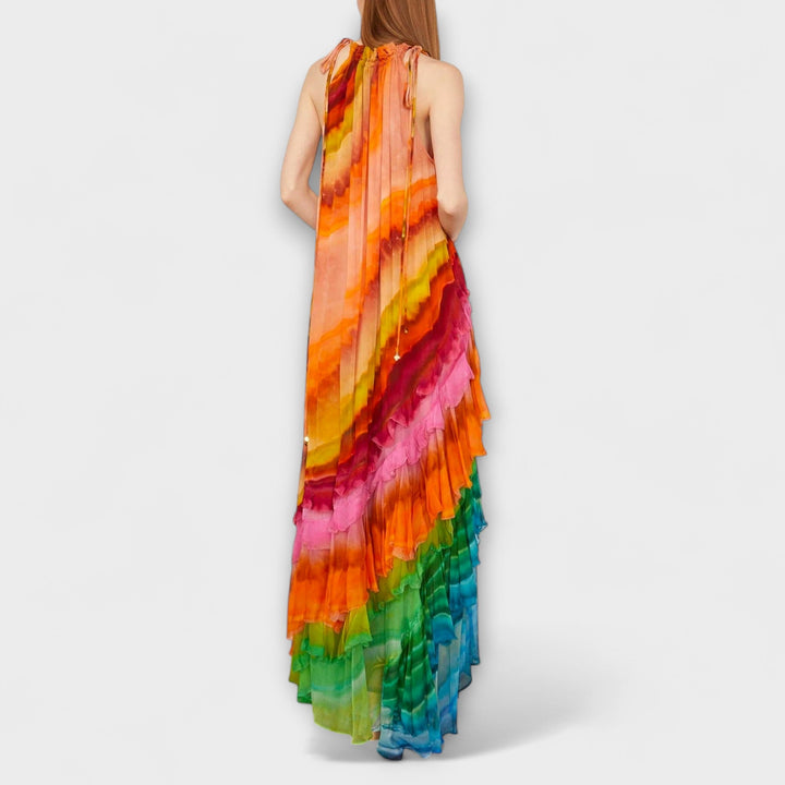 Iris - Embroidered Floral Dress