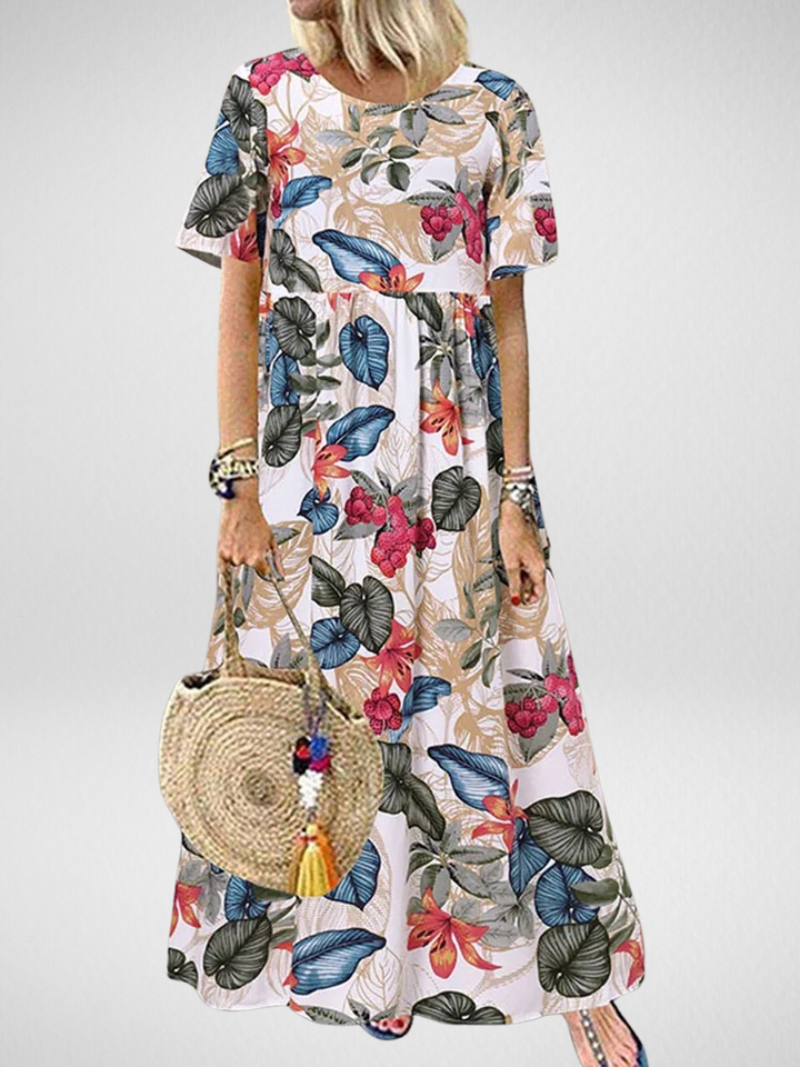 Anna™ | Boho Floral Maxi Dress