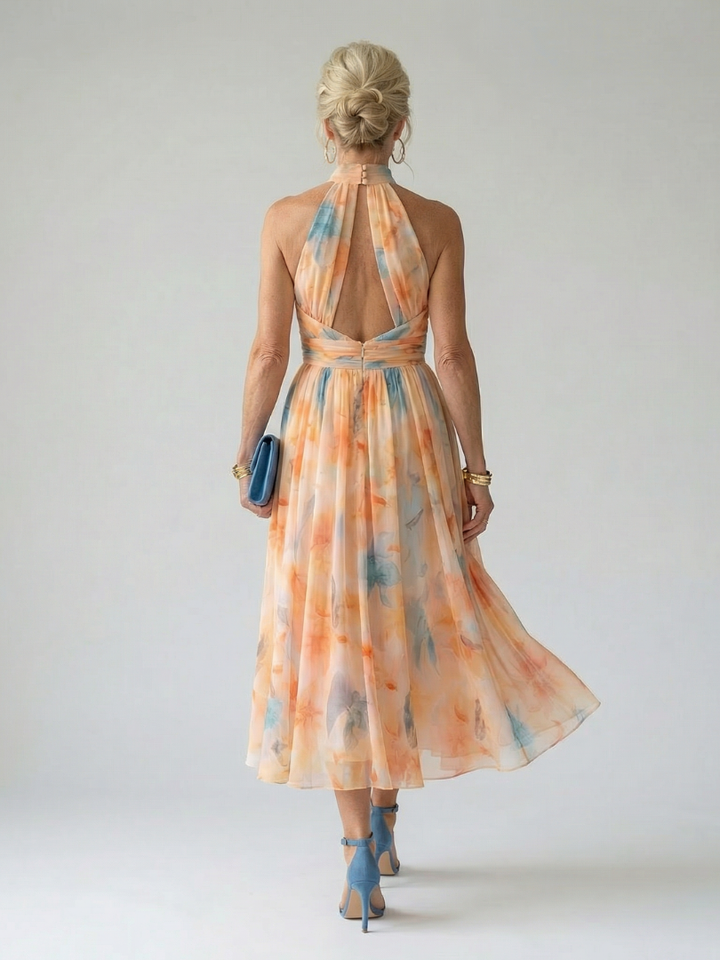 Ivy™  | Soft Halter Midi Dress