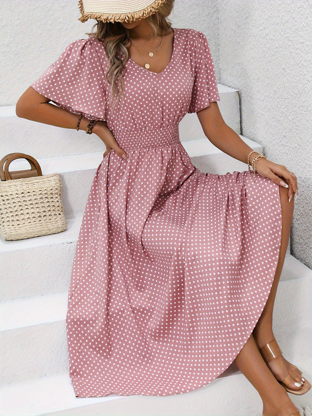 Darcy™ | Polka Dot Elegant Dress