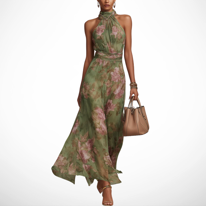Cassie™ | Elegant Long Floral Dress