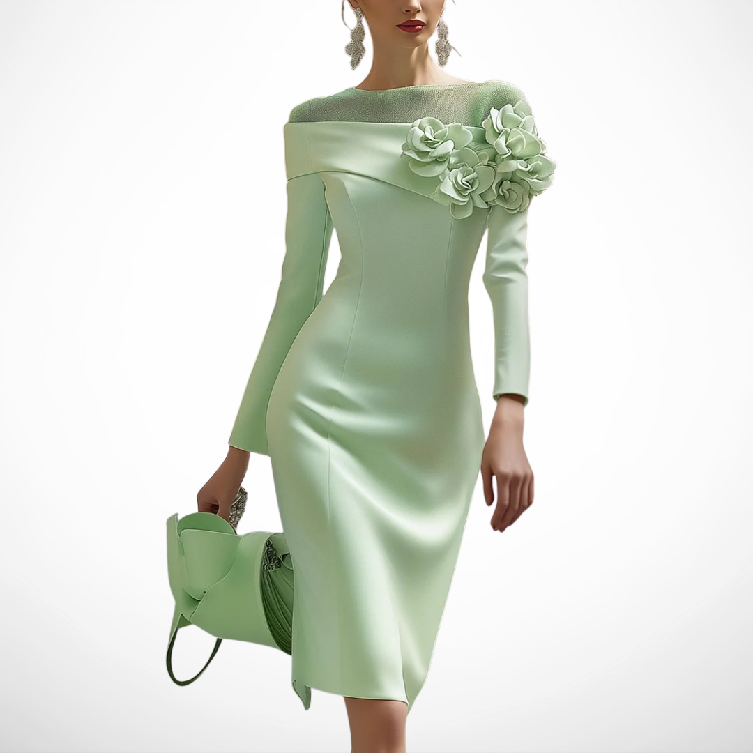 Frances™ | Off-Shoulder Evening Dress
