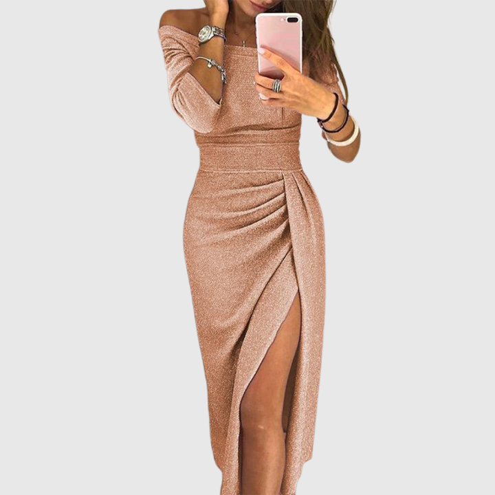 Selena™ | Halter Neck Maxi Dress