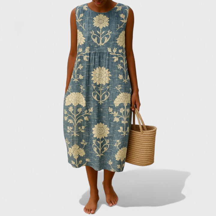 Alena - Graceful Floral Gown