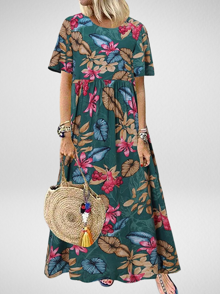 Anna™ | Boho Floral Maxi Dress