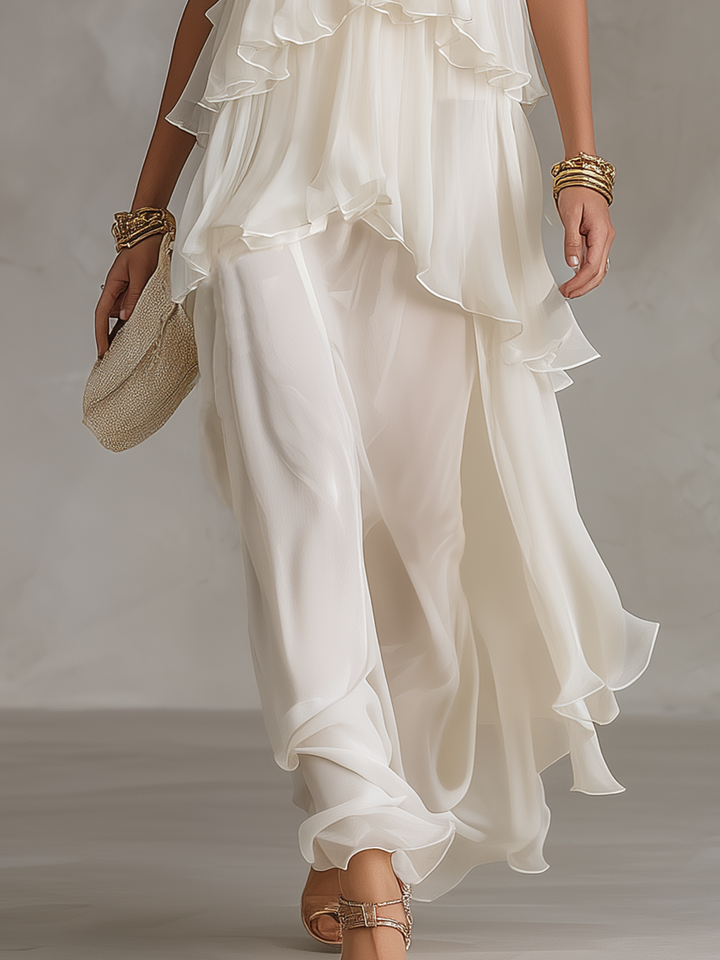AURELIA | Elegant Maxi Chiffon Dress