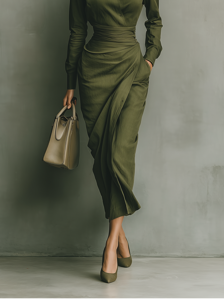 Jean™ | Belted Wrap Dress