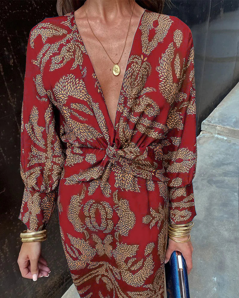 Polly™ | Floral Long Sleeve Dress