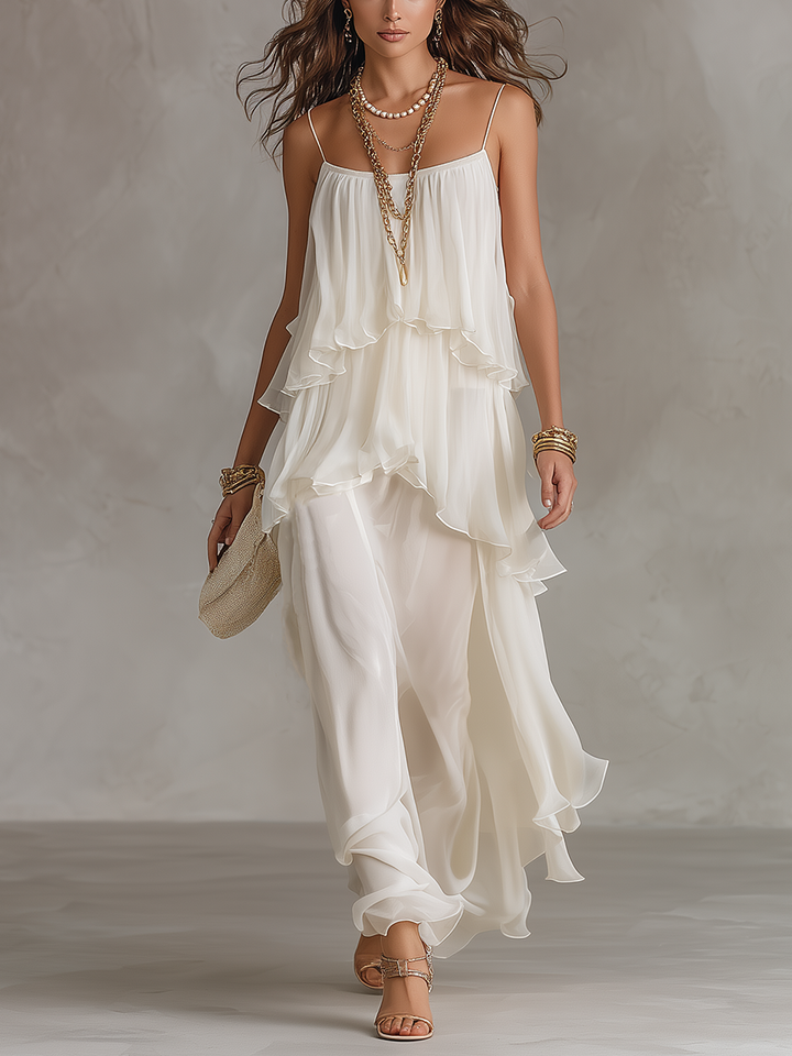 AURELIA | Elegant Maxi Chiffon Dress